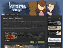 Tablet Screenshot of kramsdesign.com